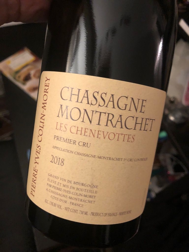 2013 Pierre-Yves Colin-Morey Chassagne-Montrachet 1er Cru Les Chenevottes (3000ml)