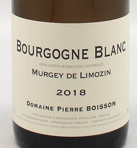 2018 Pierre Boisson Bourgogne Blanc Murgey de Limozin (750ml)