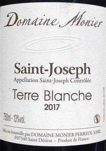 2017 Domaine Monier St. Joseph Terre Blanche (750ml)