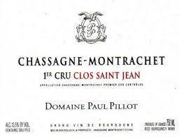 2022 Paul Pillot Chassagne-Montrachet 1er Cru Clos St. Jean Rouge 3L (3000ml)