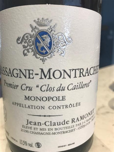 2020 Jean-Claude Ramonet Chassagne-Montrachet 1er Cru Clos du Cailleret (750ml)
