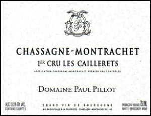 2018 Domaine Paul Pillot Chassagne-Montrachet 1er Cru Les Caillerets (750ml)